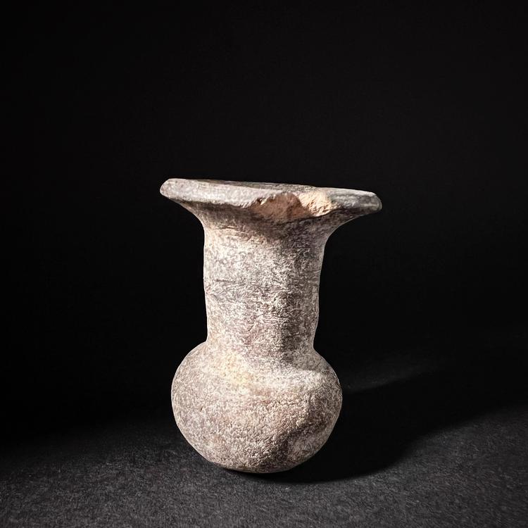 Mayan Miniature Blackware Bottle
