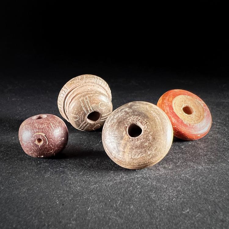 Manabí or Quimbaya Terracotta Spindle Whorls