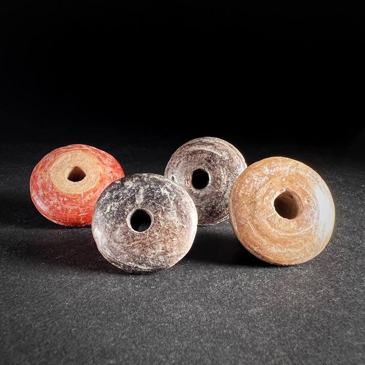 Manabí or Quimbaya Terracotta Spindle Whorls