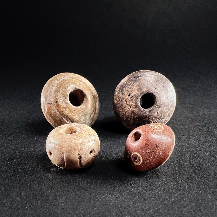 Manabí or Quimbaya Terracotta Spindle Whorls