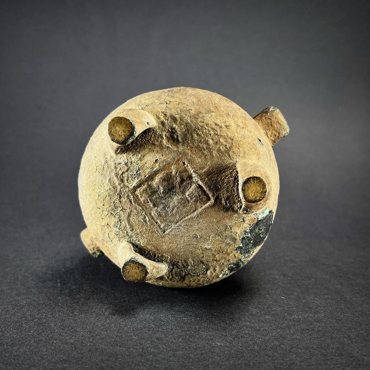 Qing Dynasty Bronze Tripod Censer