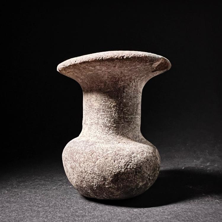 Mayan Miniature Blackware Bottle