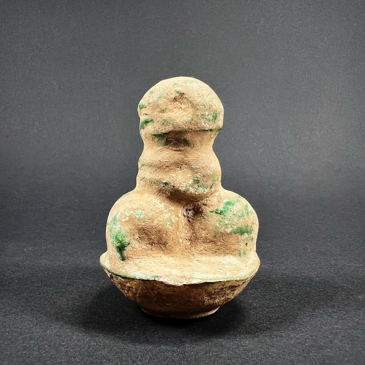 Ming Dynasty Pottery Miniature Food Offering Plate