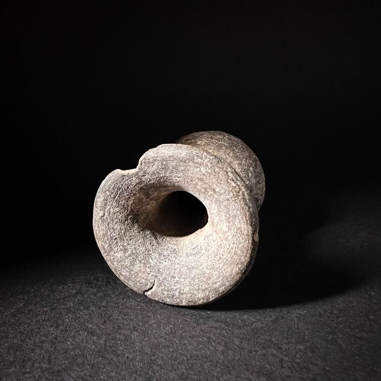 Mayan Miniature Blackware Bottle