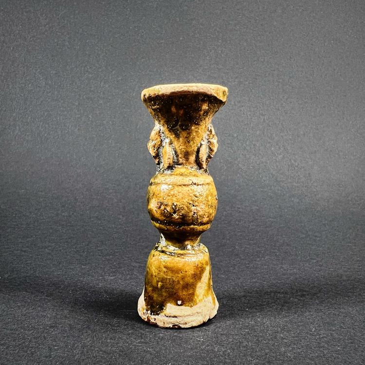 Ming Dynasty Sancai Glazed Miniature Offering Vase