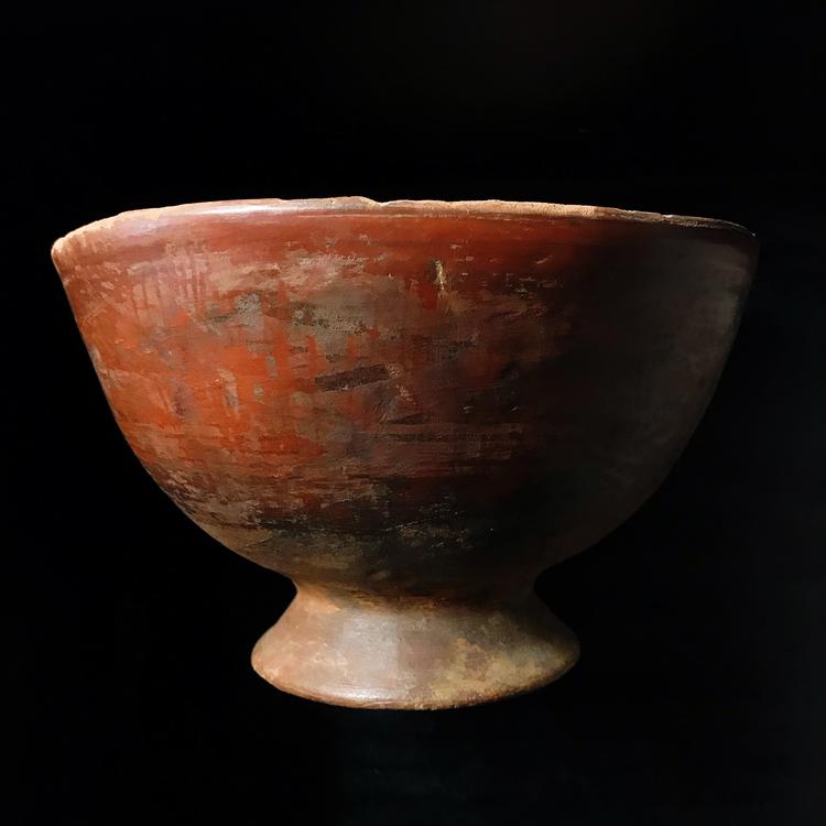 Nariño Pedestal Terracotta Bowl