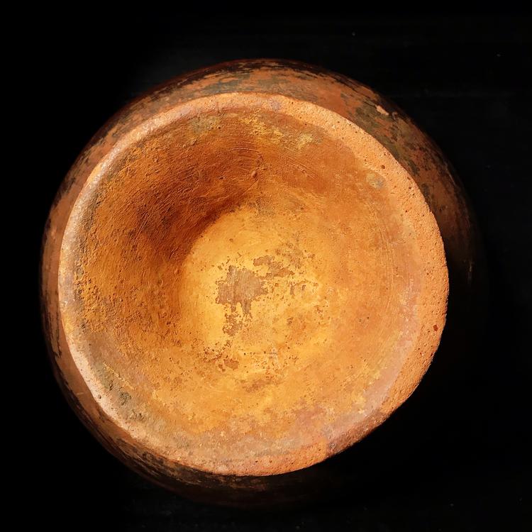 Nariño Pedestal Terracotta Bowl