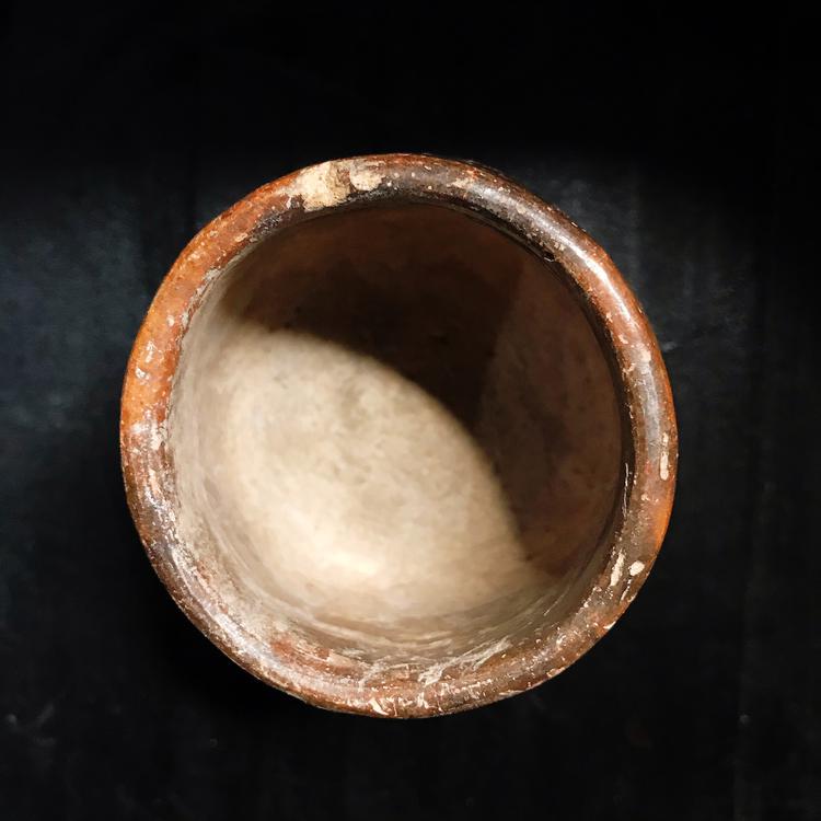 Mayan Tripod Terracotta Vessel