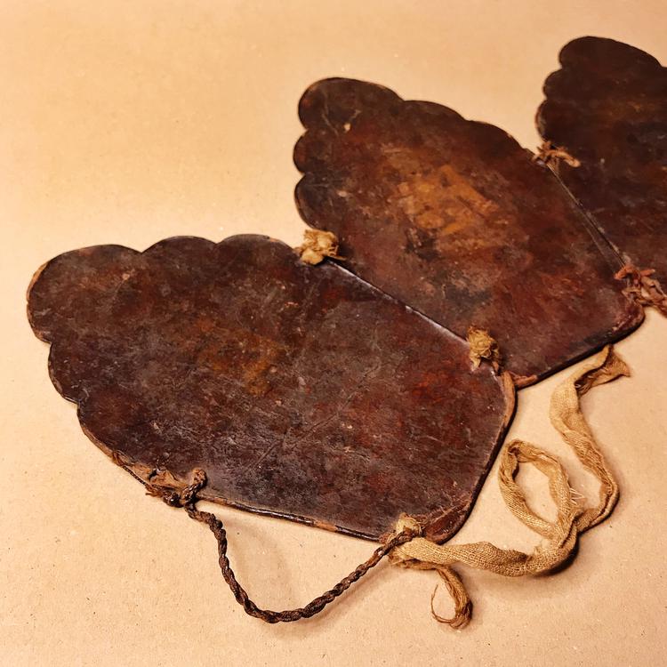 Tibetan Ritual Crown with the Five Transcendent Buddhas