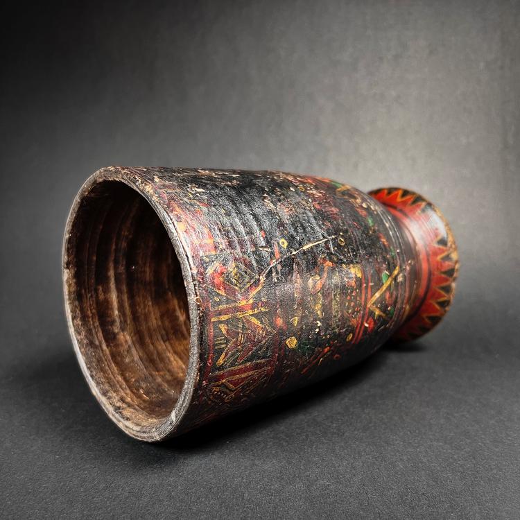 Inca Post-Conquest Wooden Beaker (Qiru)