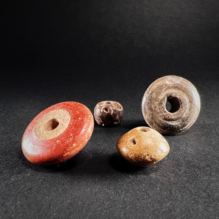 Manabí or Quimbaya Terracotta Spindle Whorls