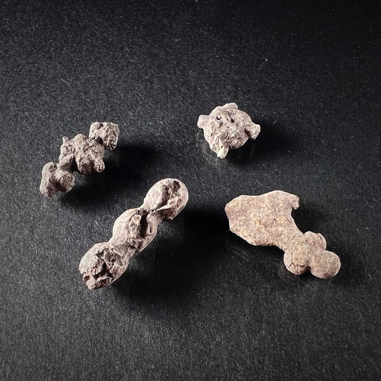 Viking Age or Medieval Bronze Cross Fragments