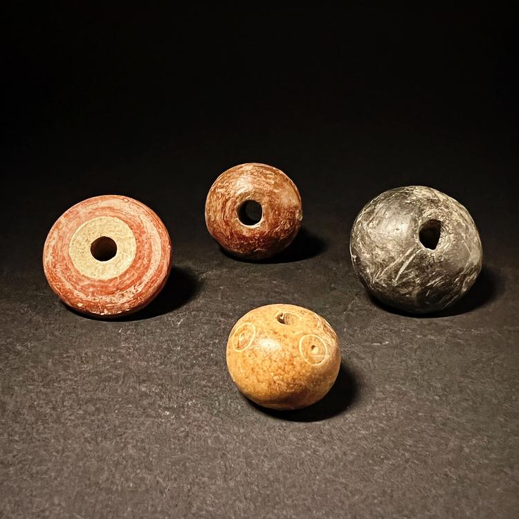 Manabí or Quimbaya Terracotta Spindle Whorls