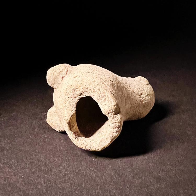 La Tolita-Tumaco Grey Ware Figure Fragment