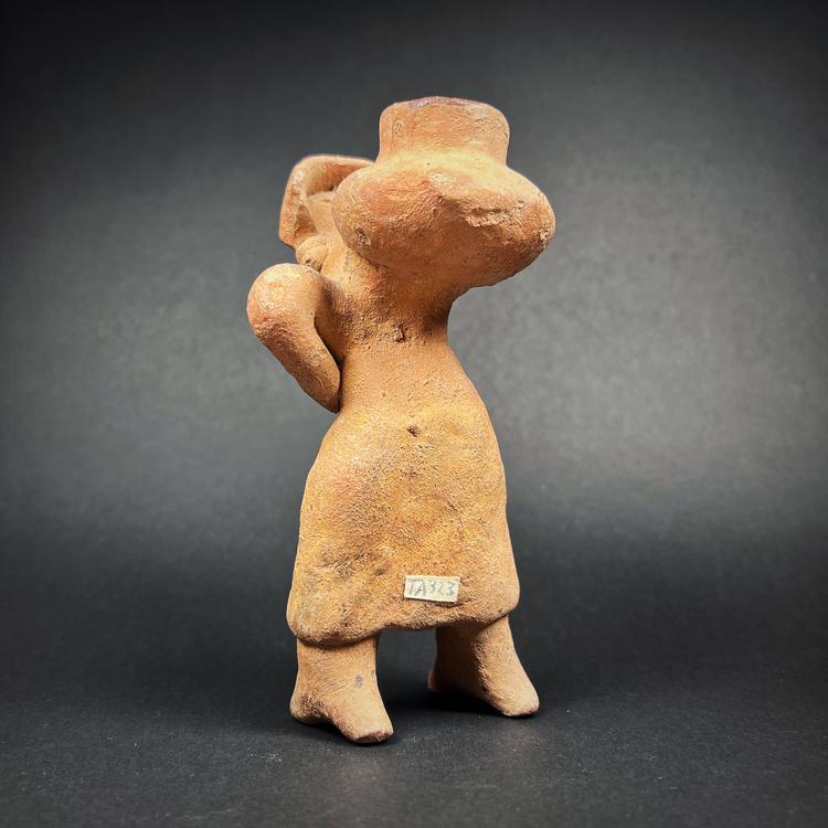 Colima Terracotta Figurine of a Woman with Pot