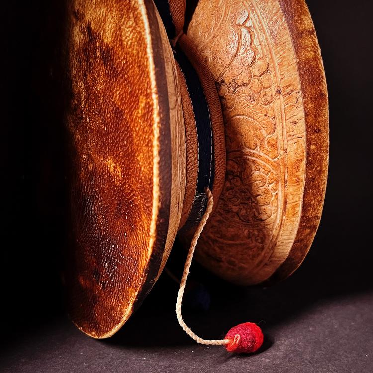 Tibetan Human Skull Drum Thöpa Damaru