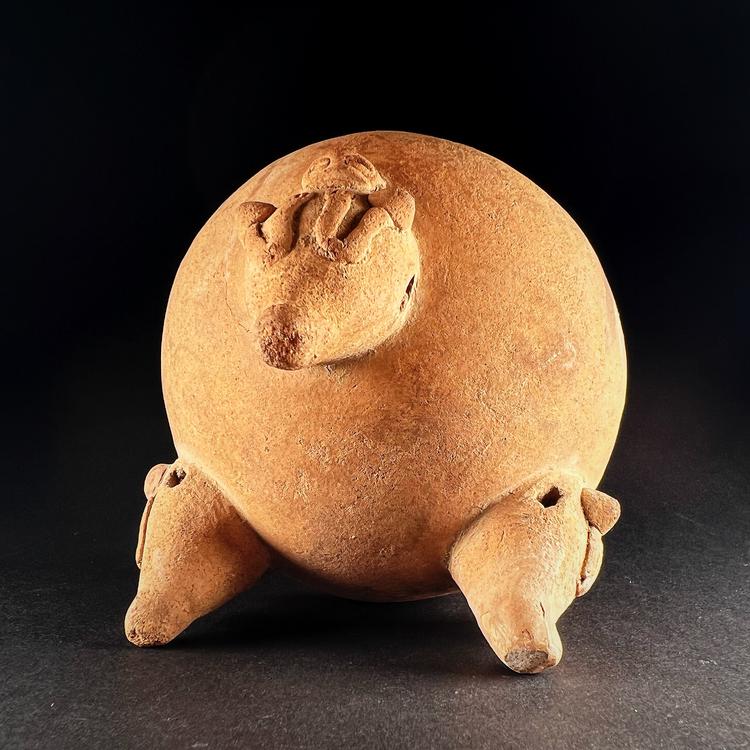 Chiriqui Tripod Pottery Vessel