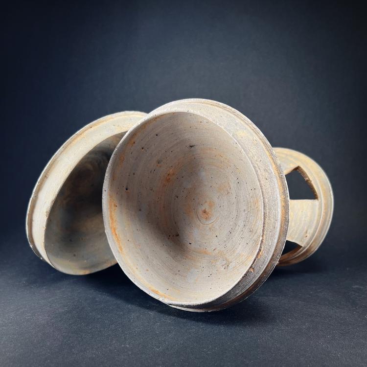 Silla Kingdom Lidded Stoneware Bowl