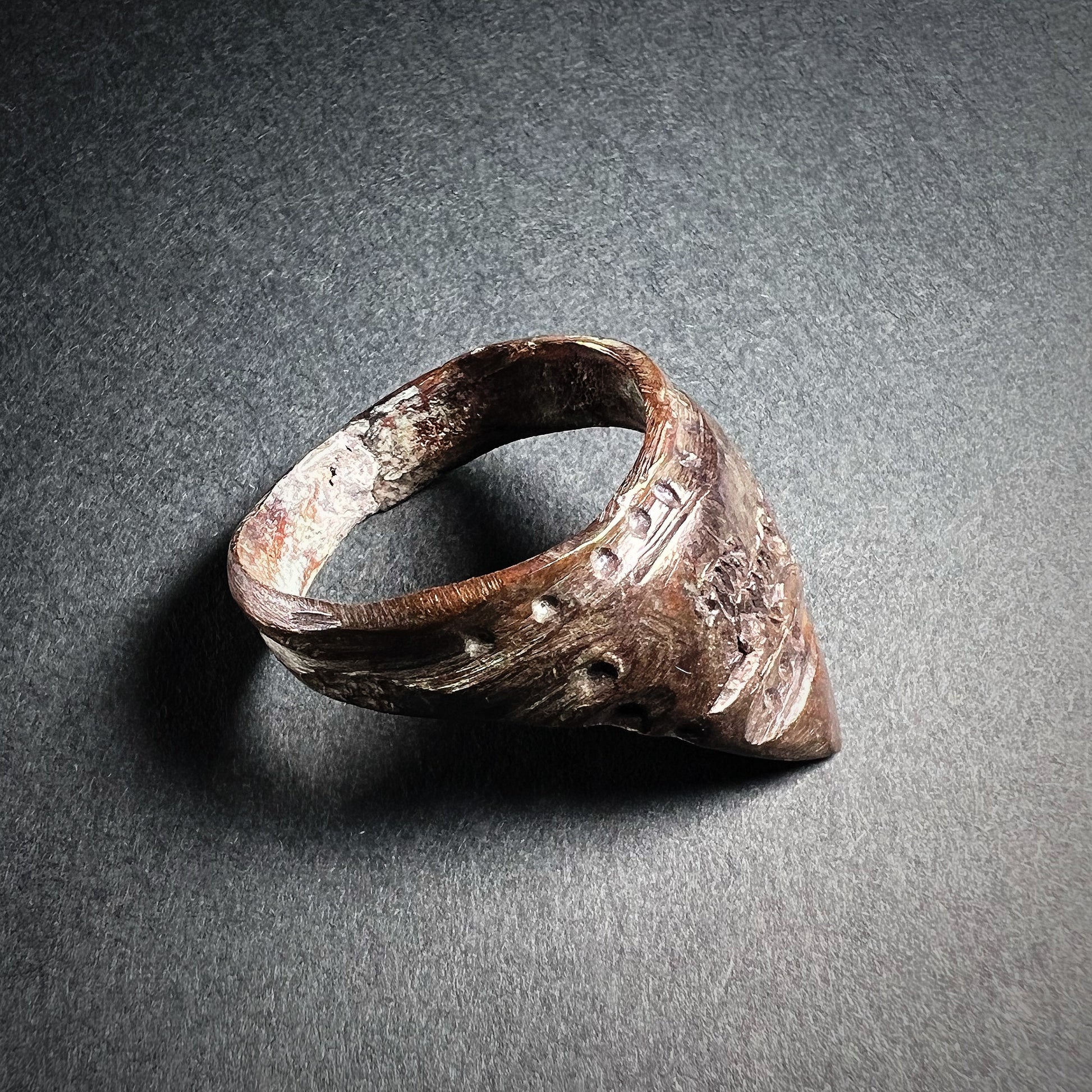 Medieval Crusaders Era Bronze Archer's Thumb Ring