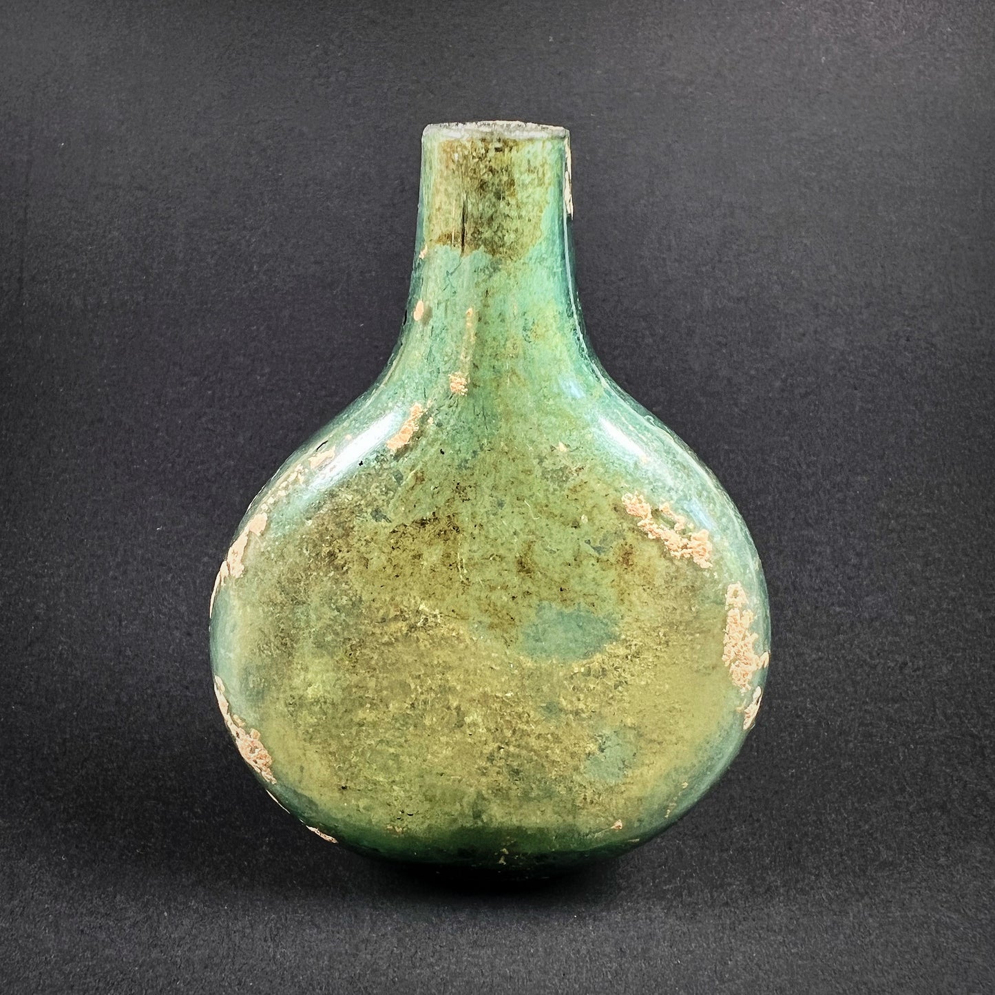 Roman Glass Lentoid Flask