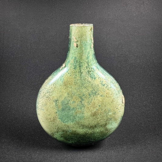 Roman Glass Lentoid Flask