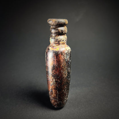Roman Aubergine Glass Bottle