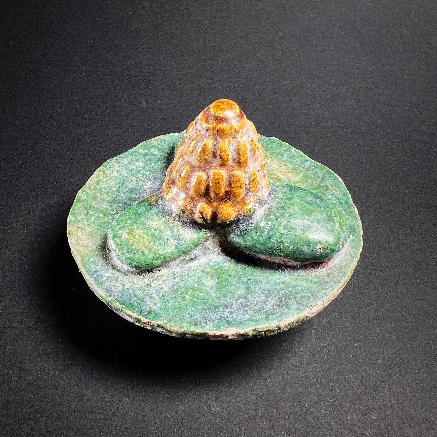 Ming Dynasty Pottery Miniature Food Offering Plate