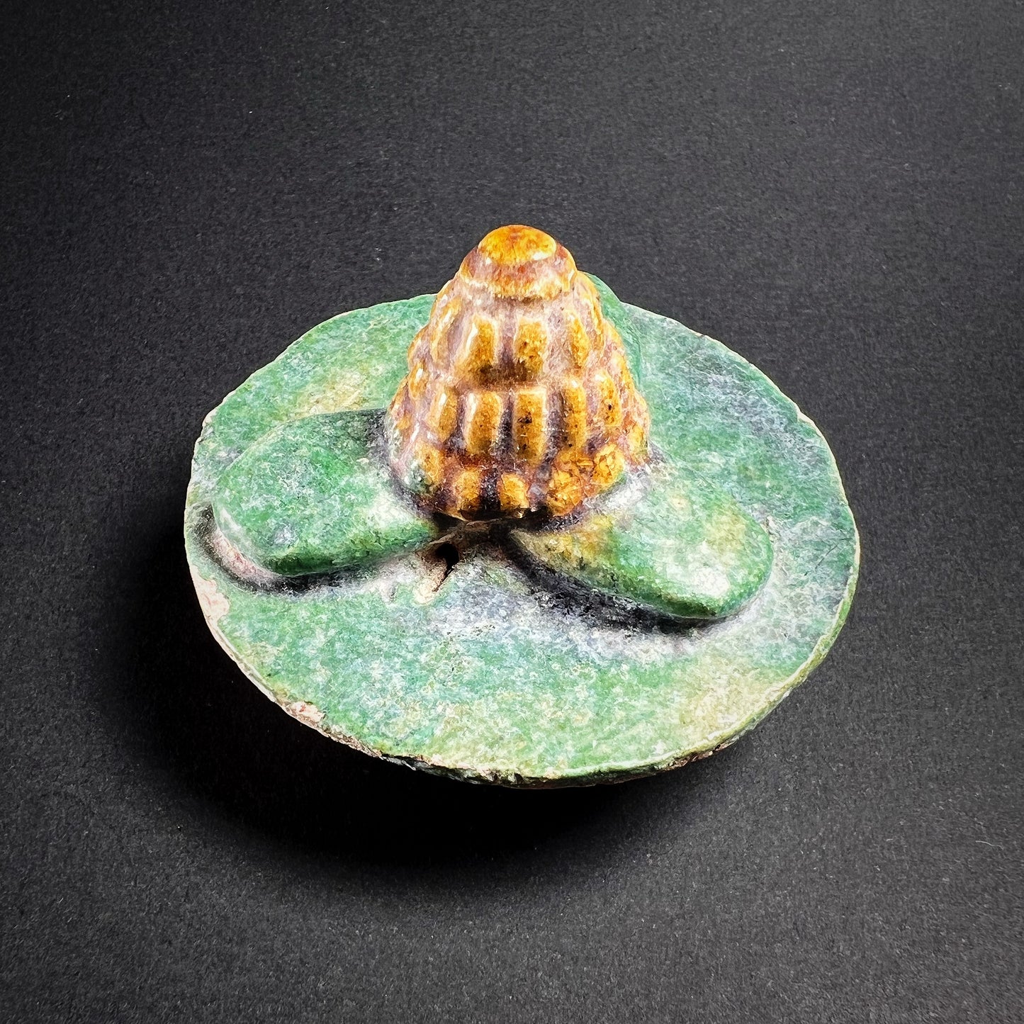 Ming Dynasty Pottery Miniature Food Offering Plate