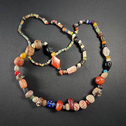 Egyptian Multicolored Beaded Necklace