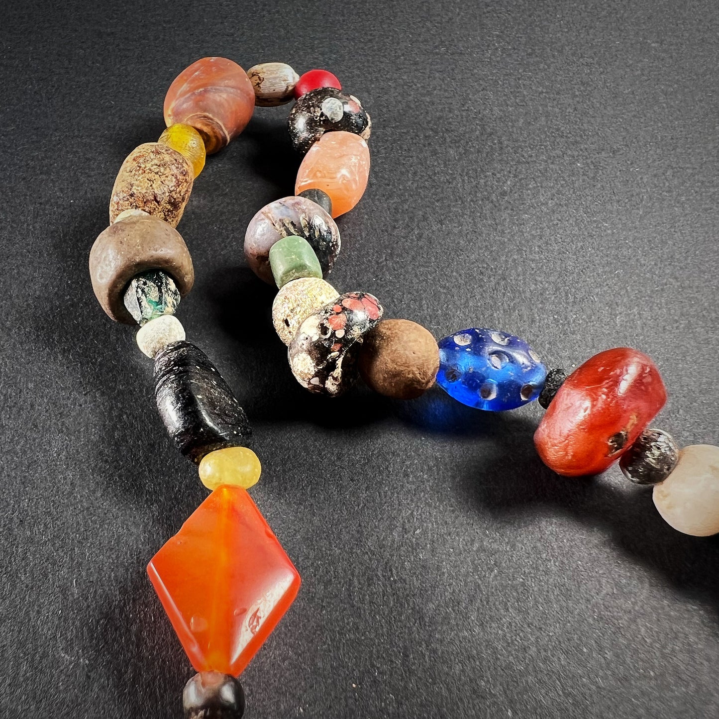 Egyptian Multicolored Beaded Necklace