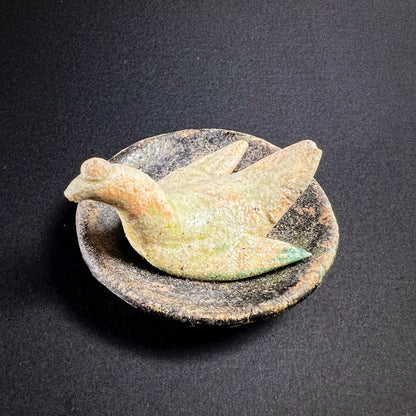 Ming Dynasty Pottery Miniature Food Offering Plate