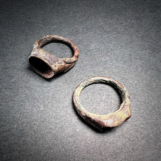 Medieval Bronze Finger Rings