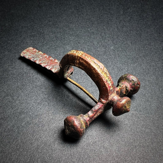 Roman Bronze Crossbow Fibula