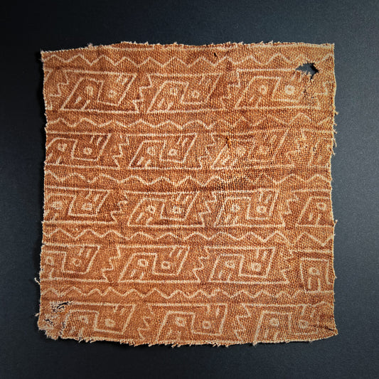 Chancay Textile Fragment Framed