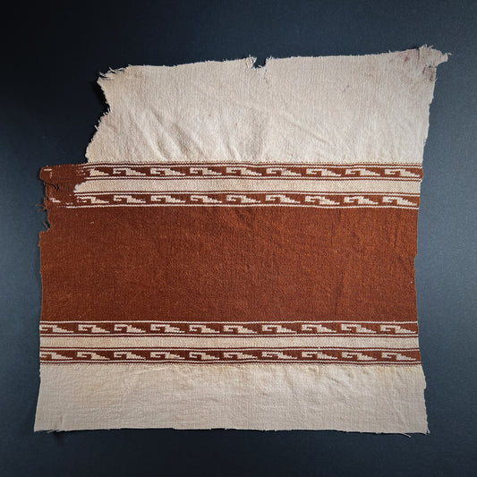 Inca Textile Fragment Framed