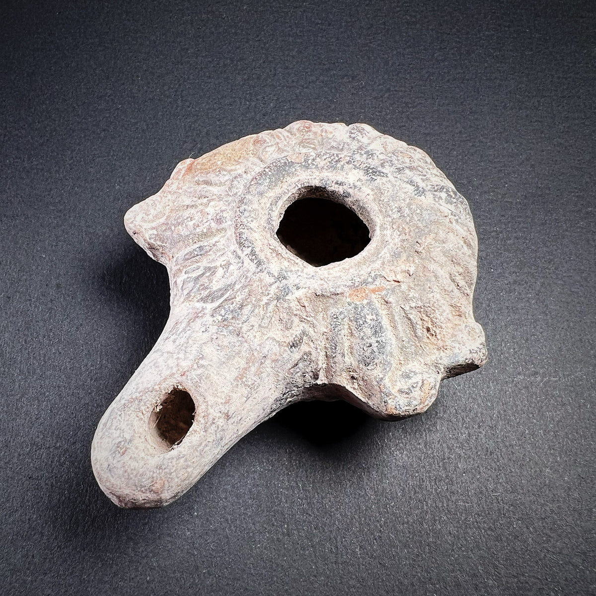 Hellenistic Ptolemaic Period Pottery Oil Lamp