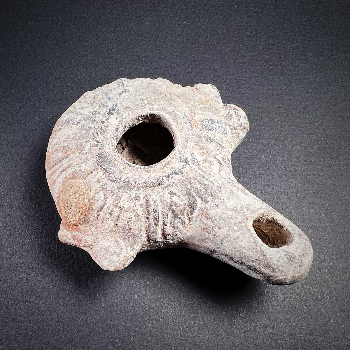 Hellenistic Ptolemaic Period Pottery Oil Lamp
