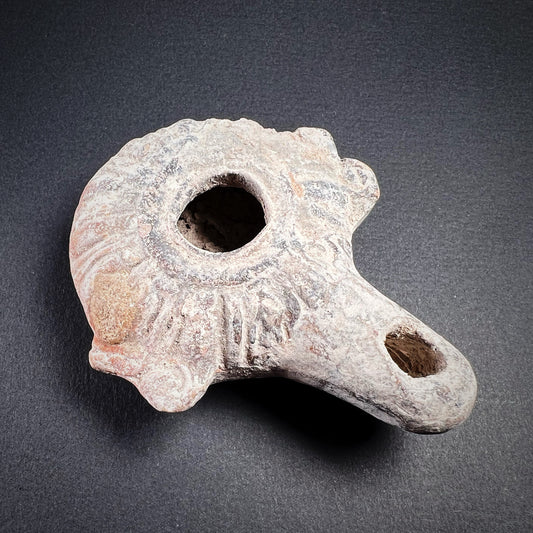 Hellenistic Ptolemaic Period Pottery Oil Lamp