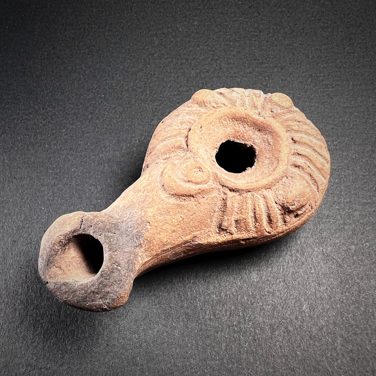 Hellenistic Ptolemaic Period Pottery Oil Lamp