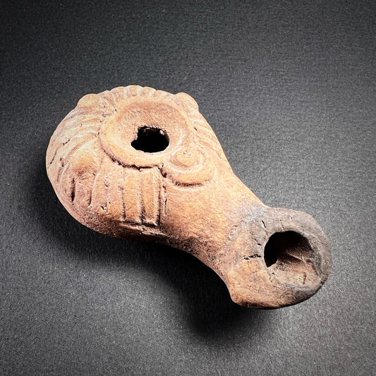 Hellenistic Ptolemaic Period Pottery Oil Lamp