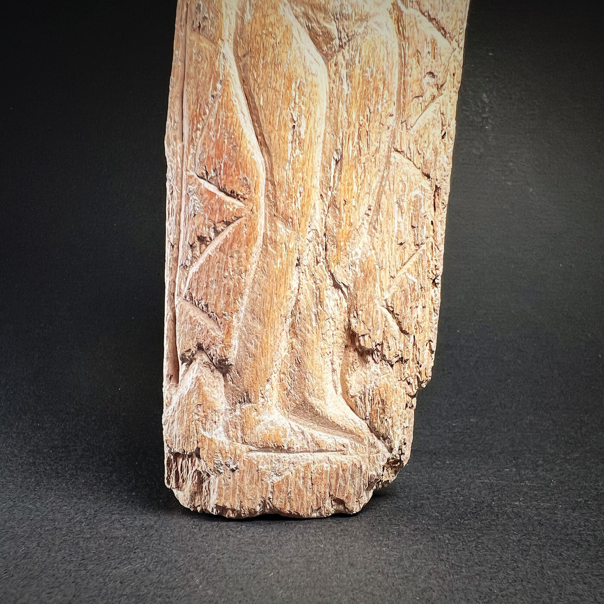 Roman Bone Plaque with Nude Venus  
