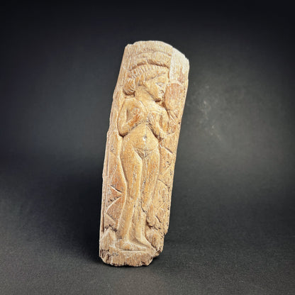 Roman Bone Plaque with Nude Venus  