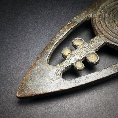 Romano-British Openwork Bronze Plate Brooch