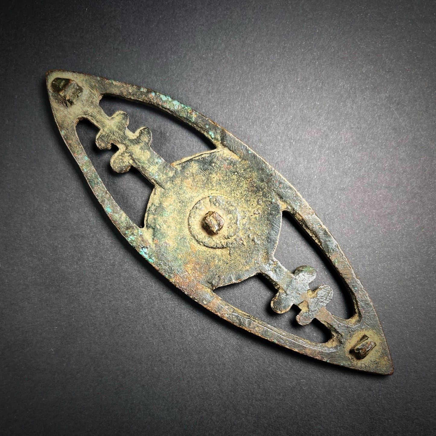 Romano-British Openwork Bronze Plate Brooch