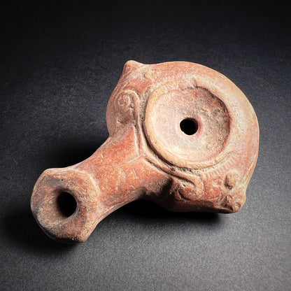 Hellenistic Ptolemaic Period Pottery Oil Lamp