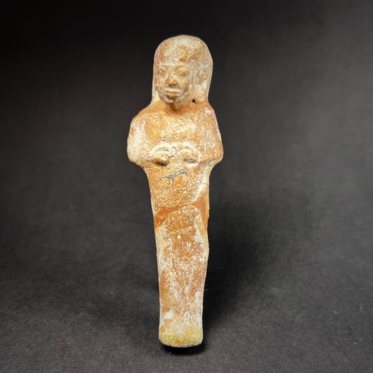 Egyptian Painted Pottery Ushabti