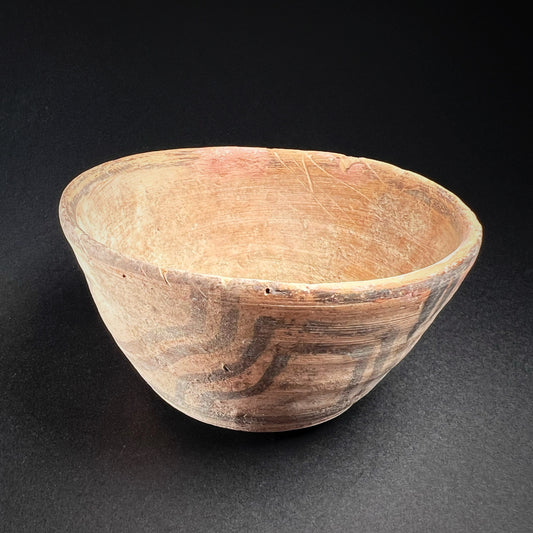 Early Harappan Terracotta Bowl with Geometric Design