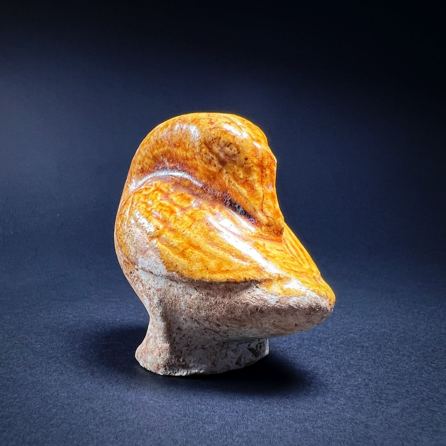 Tang Dynasty Sancai Glazed Pottery Mandarin Duck