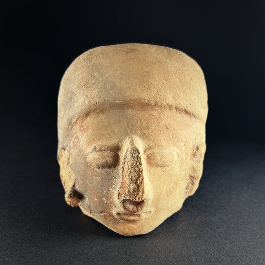 La Tolita-Tumaco Terracotta Head Fragment