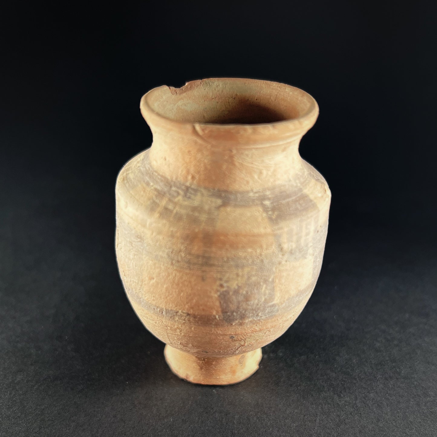 Harappan Terracotta Vase or Jar with Geometric Motifs